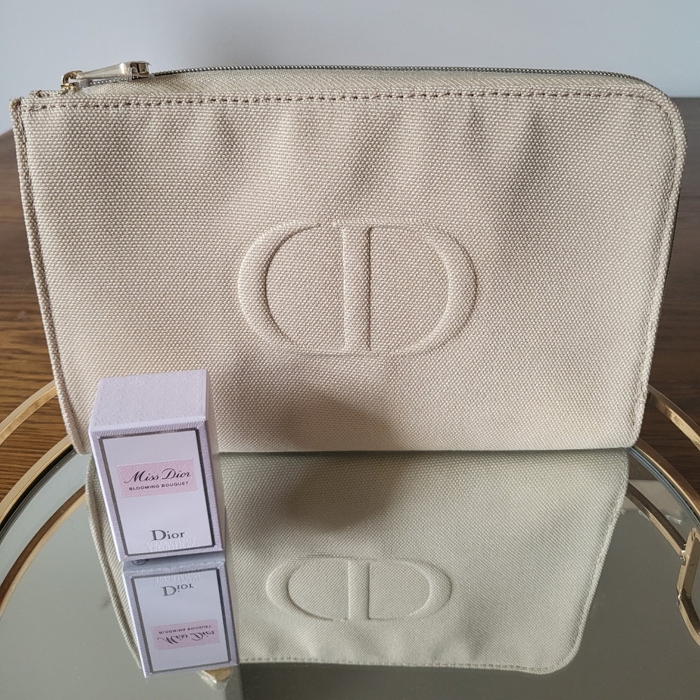 Miss Dior Blooming Bouquet fragrance 5ml and Dior Pouch